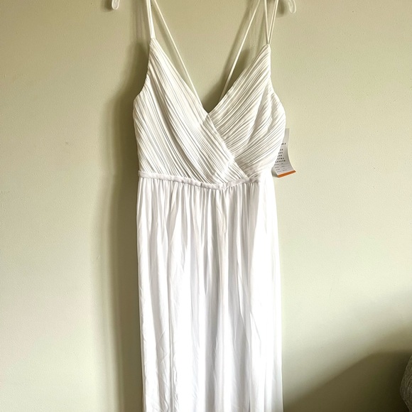 NWT White Dress - Bill Levkoff bride, bridesmaid - Full Length - Picture 6 of 7